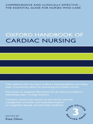 cover image of Oxford Handbook of Cardiac Nursing